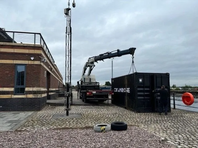 Custom container prepared for the Ministry of Defence at the Container Care depot